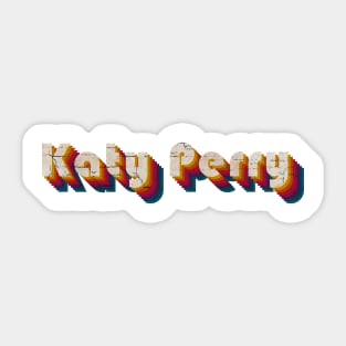 retro vintage Katy Perry Sticker